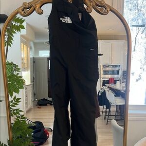 The North Face boys Black Bib Pants